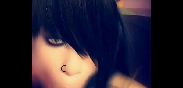  Emo Girl Was Curious And Interseted In My Beautiful Tastey LegendaryDick (Snapchat Filter)